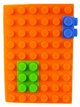 Блокнот «Lego» (оранжевый)