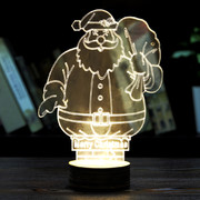 3D светильник "Дед Мороз"