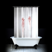 "Кровавая" занавеска для ванной