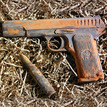 Шоколадный набор «Пистолет и патрон»