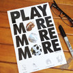 Блокнот «Play more»